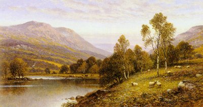 Früher Abend, Cumbria von Alfred Augustus Glendening